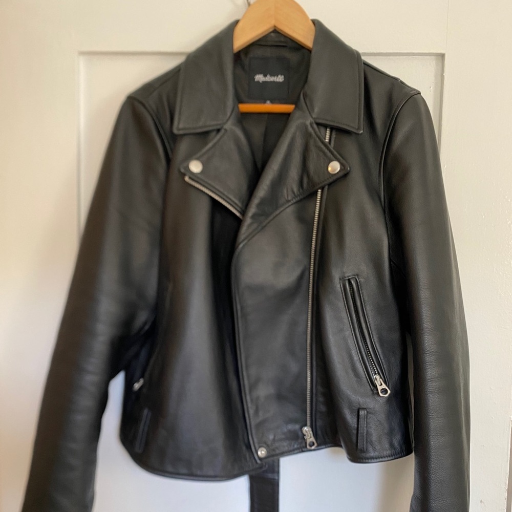 Madewell Ultimate Leather Motorcycle Jacket XL